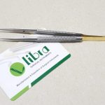 Micro Tissue Forceps 1X2 Teeth, With Diamond Coated Jaws