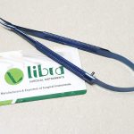 Micro Needle Holder With Diamond Coated Jaws, Titanium, 0.40 mm Dia