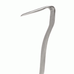 Converse Nasal Retractor, delicate retractor with concave blade, handle design with curved end, overall length 4 1/4" (11cm), 2” (5cm) blade, tapered