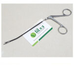 Daniel Endoscopic Forehead Scissors Curved, Straight Blade, 6" 15 cm