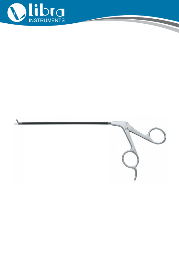 Daniel Endoscopic Forehead Hook Scissors Straight, Curved Blade, 6" 15 cm