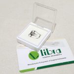 Microvascular Approximator Double Clamp With Frame, Dia 0.6mm - 1.4mm, Length 11mm, For Veins