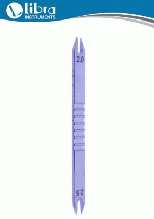 Braunstein Caliper Titanium 2.0 to 2.5mm, 7cm – 2 3/4″