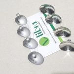 Eye Shield 26X18mm Small, Stainless Steel, Pair of 2