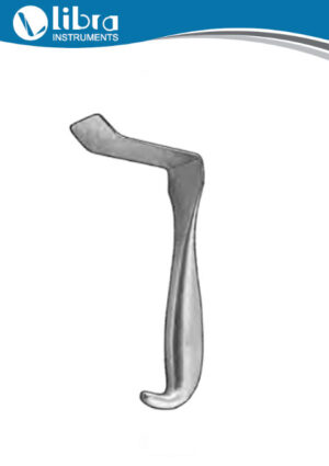 Obwegeser Soft Tissue Retractor Curved Up Hollow Handle