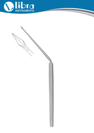 Politzer Tympanum Needle Angled Vertical Spear