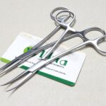 Vasectomy Set, Ring Clamp and Piercing Forceps