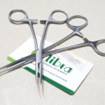 Vasectomy Set, Ring Clamp and Piercing Forceps