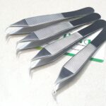 Hair Transplant Extracting Forceps Serrated